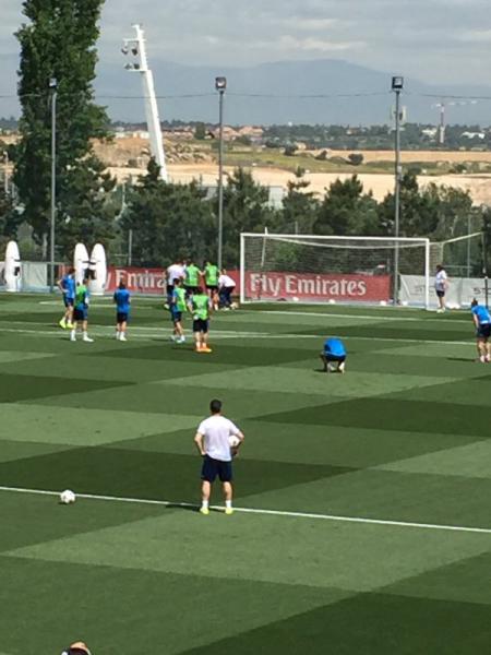 Роналду не смог завершить тренировку до конца