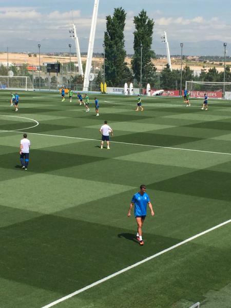 Роналду не смог завершить тренировку до конца