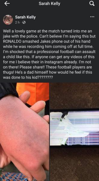 Нервные действия Криштиану уже опубликовали в соцсетях