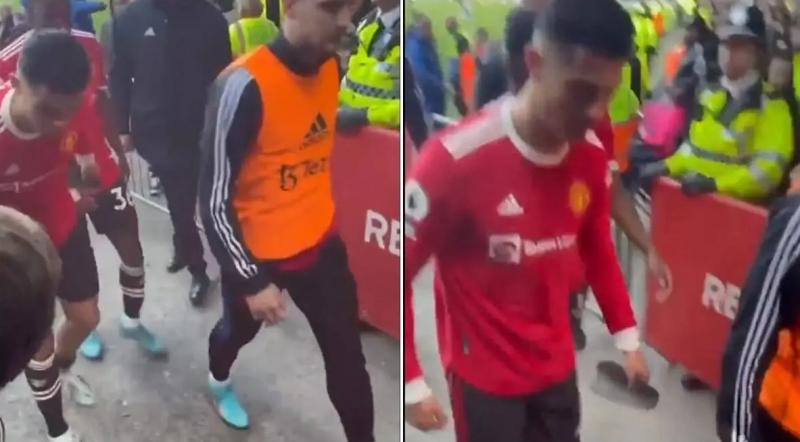 Лидер «Манчестер Юнайтед» разбил телефон болельщика.