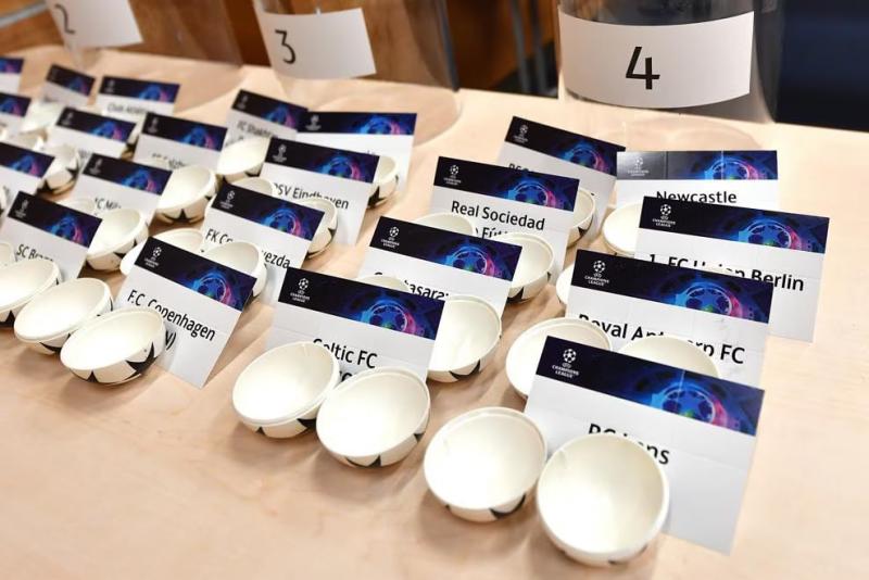 Результаты жеребьёвки группового этапа Лиги Чемпионов сезона-2023/24
