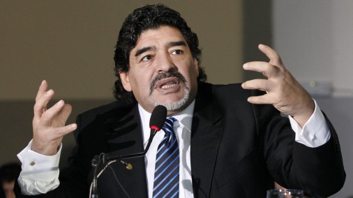 Марадону лишили аккредитации и места в VIP-ложе на ЧМ-2014 из критики в адрес ФИФА