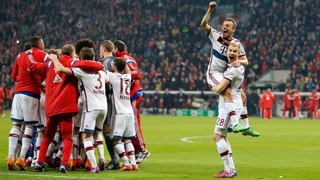 Результаты жеребьевки 1/2 Кубка Германии