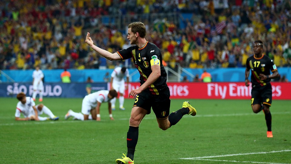 Гол Бельгии в ворота Кореи