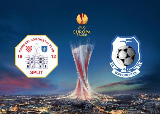 Видео обзор матча 3-ого квалификационного раунда Лиги Европы «Сплит» – «Черноморец» 31.07.2014 Статистика матча