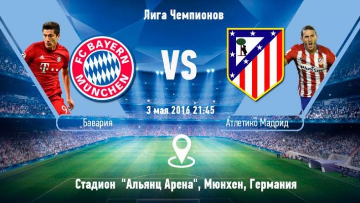 Стартовые составы матча «Бавария» – «Атлетико Мадрид»