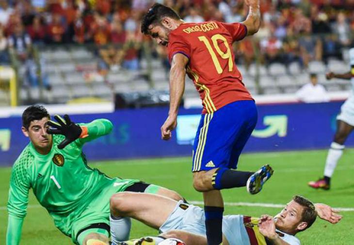 Диего Коста против Тибо Куртуа