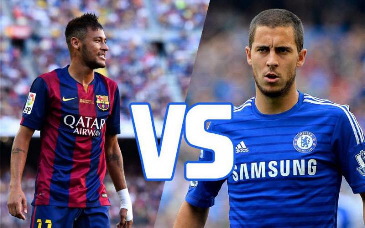 Неймар и Эден Азар