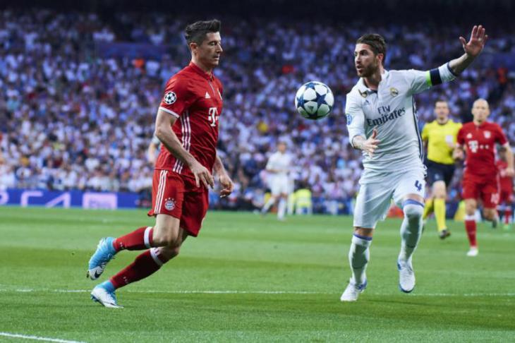 Серхио рамос и Роберт Левандовски