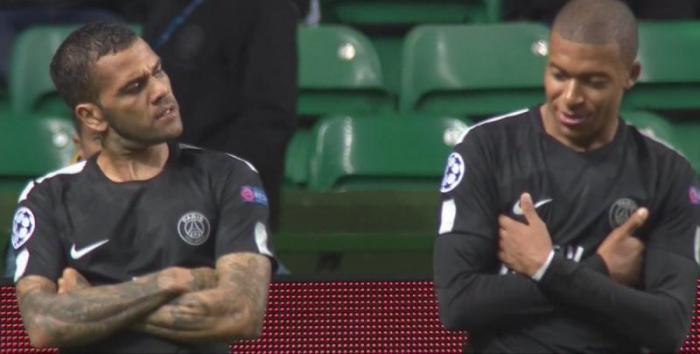 Дани Алвес и Мбаппе