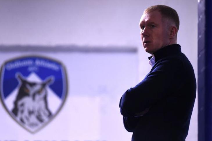 paul scholes manager oldham athletic  Пол Скоулз покинул пост главного тренера Олдхэм Атлетик
