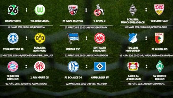 Обзор 24 тура Бундеслиги сезона 2015/2016