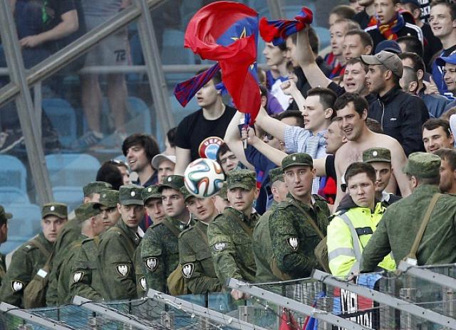 Преданные фанаты ЦСКА