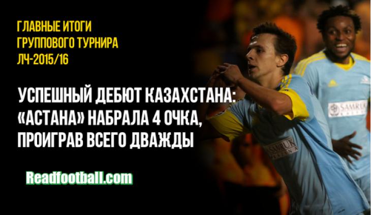 Успешный дебют Астаны в ЛЧ