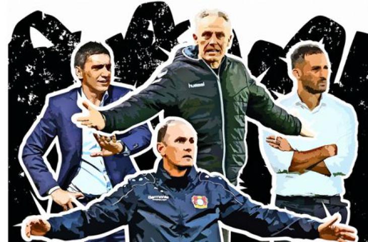 Tayfun Korkut, Heiko Herrlich, Christian Streich und Domenico Tedesco eint ein Problem; тренеры-разочарования первого круга Бундеслиги - Тедеско, Штрайх, Ковач, Коркут и Херрлих