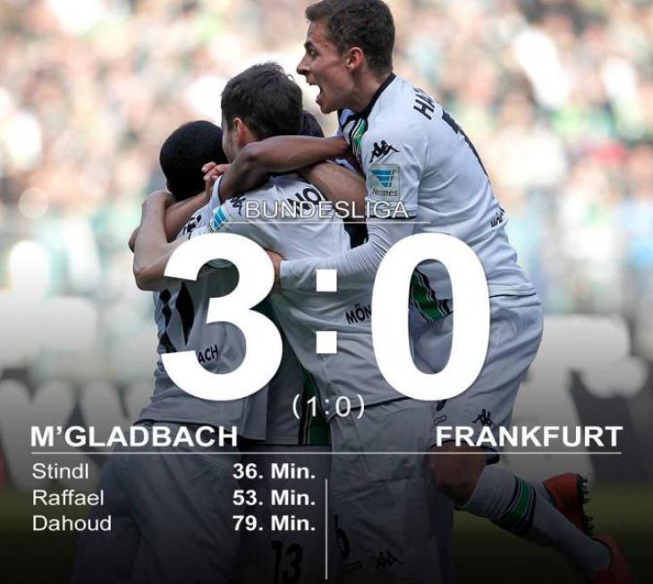 Обзор матча Боруссия М - Айнтрахт Ф составы и голы