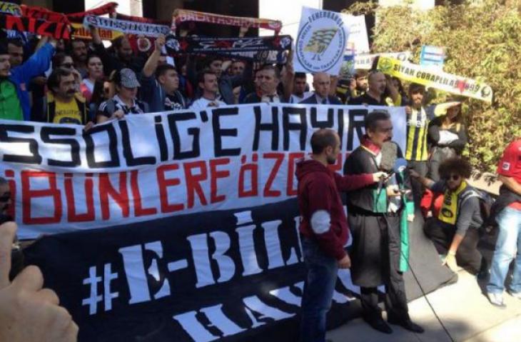 Passolig protest in Turkey