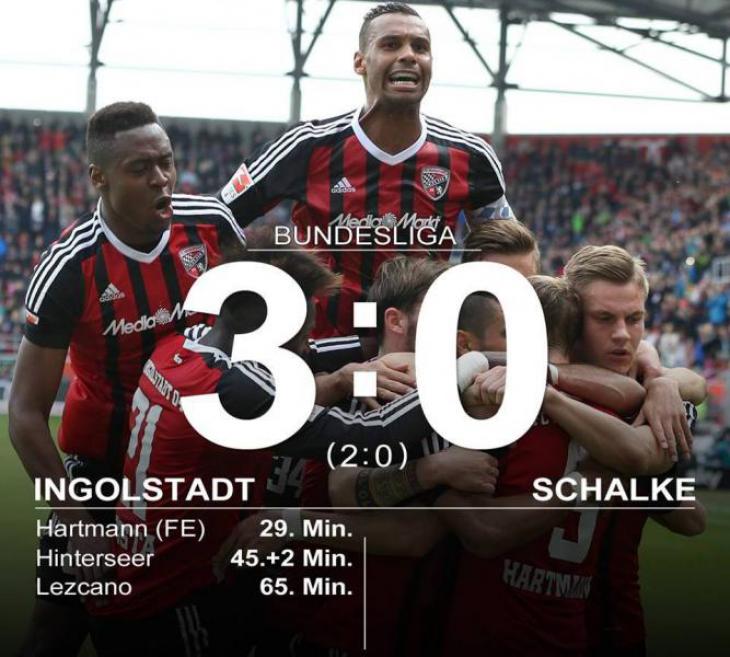 Обзор матча Ингольштадт - Шальке - 3:0