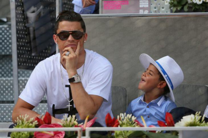 роналду с сыном