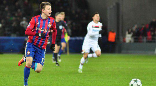 Головин продлил контракт с ЦСКА до 2021 года