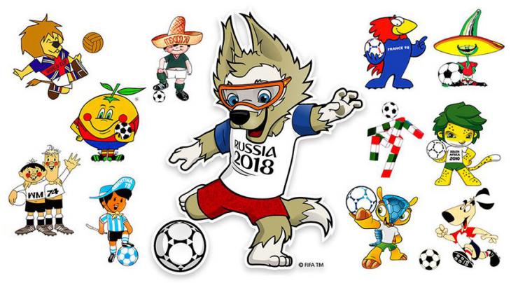 Талисманы чемпионатов мира