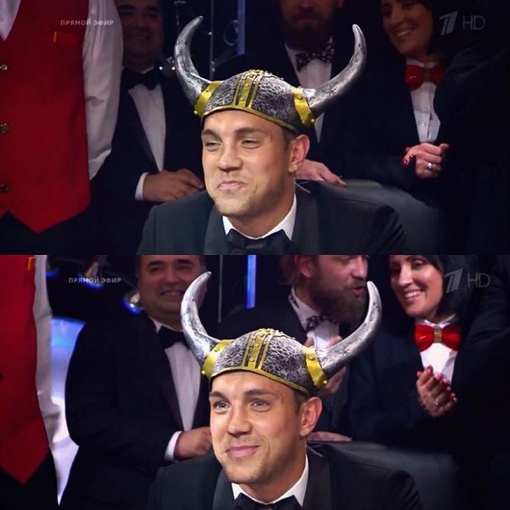 Дзюба: «Парень, который одел на меня шлем, мог получить в прямом эфире»