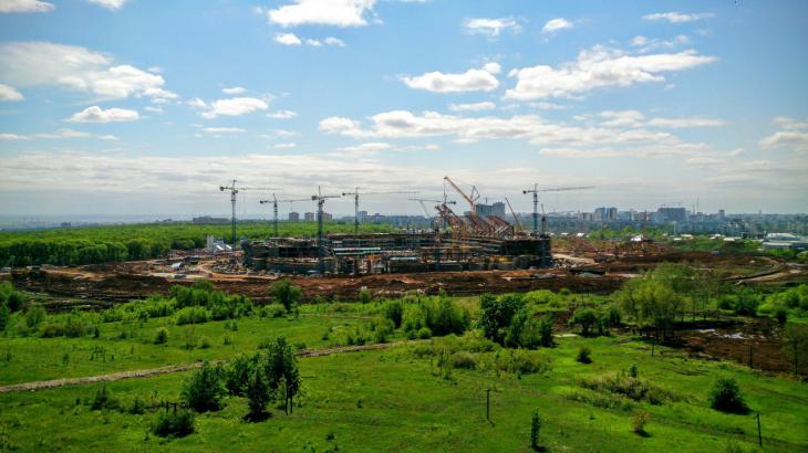 Самарской области нужно еще 3 млрд рублей, чтобы завершить строительство стадиона к ЧМ-2018