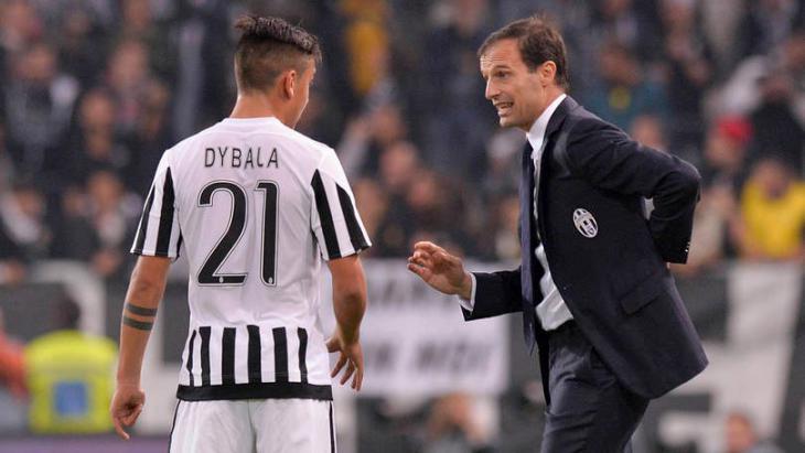 Аллегри: «Через два года Дибала может выйти на топ-уровень и быть рядом с Месси и Роналду»