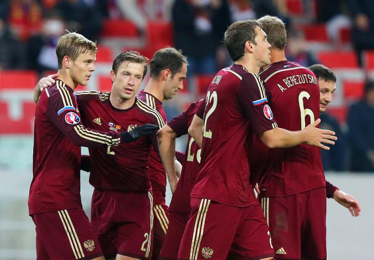 Россия будет во второй корзине при жеребьевке Евро-2016