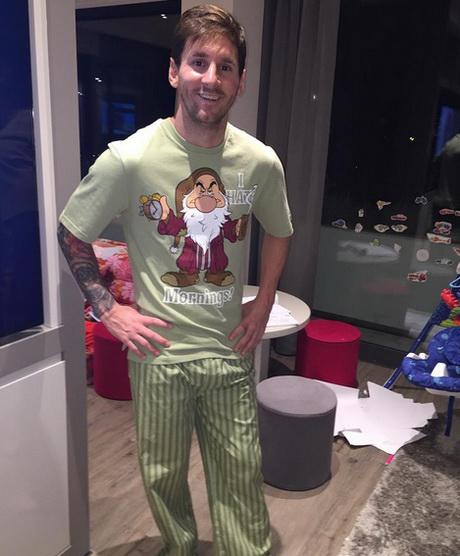 Месси в пижаме