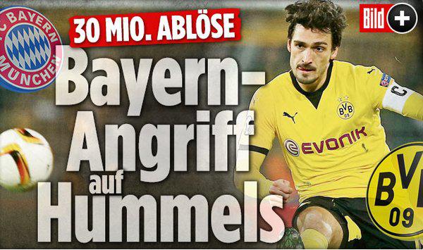 «Бавария» приступила к переговорам о трансфере Хуммельса