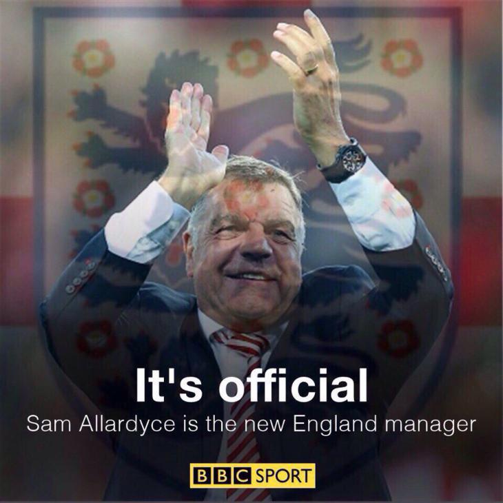 Наставник «Сандерленда» будет руководить национальной сборной Англии