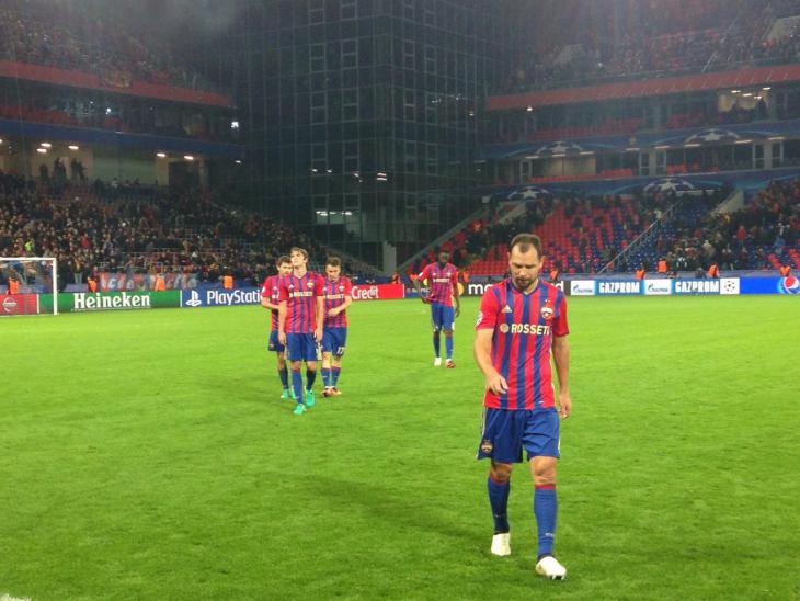 ЦСКА после поражения от Тоттнехэма в Лиге чемпионов