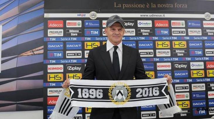 «Удинезе» уволил главного тренера