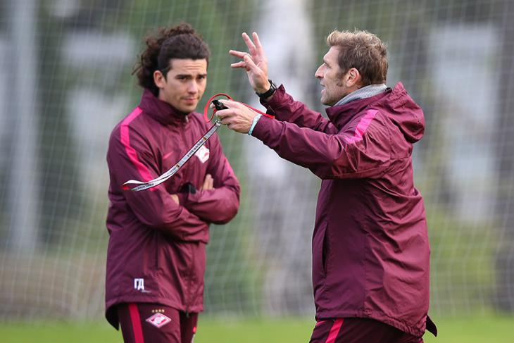 Каррера со своим помощником в Спартаке