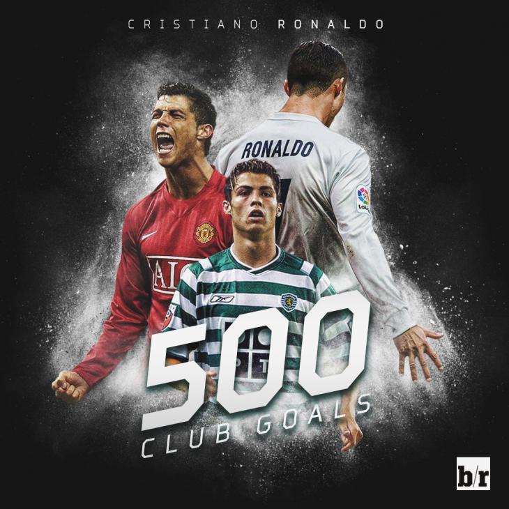 Роналду отметился 500-м голом в клубной карьере