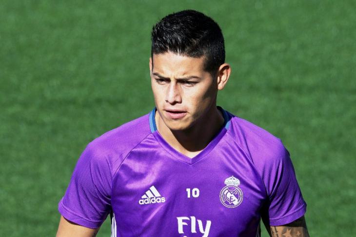 Хамес готовится к переезду в АПЛ и уже оформляет британскую визу