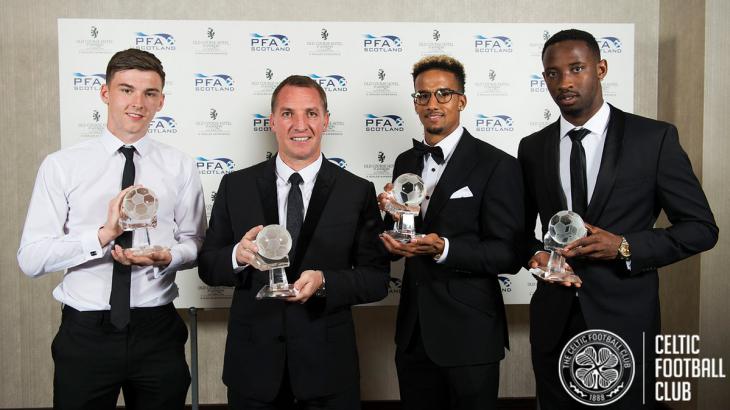 Брендан Роджерс признан тренером года в чемпионате Шотландии