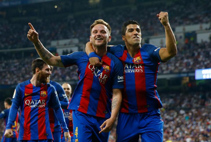 Иван Ракитич Луис Суарес