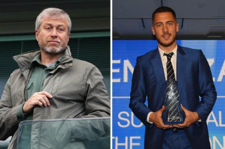 Роман Абрамович и Эден Азар