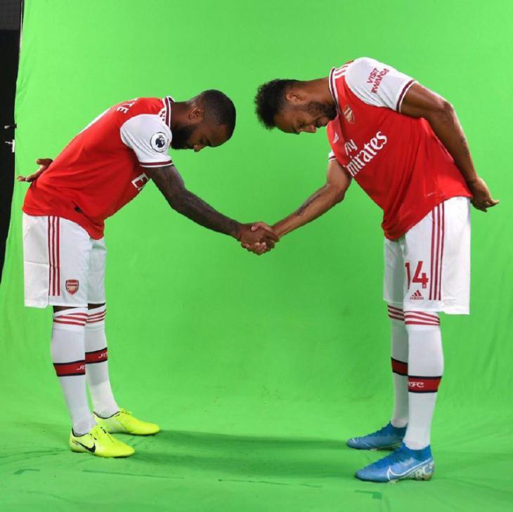 Пьер-Эмерик Обамеянг и Александр Лаказетт