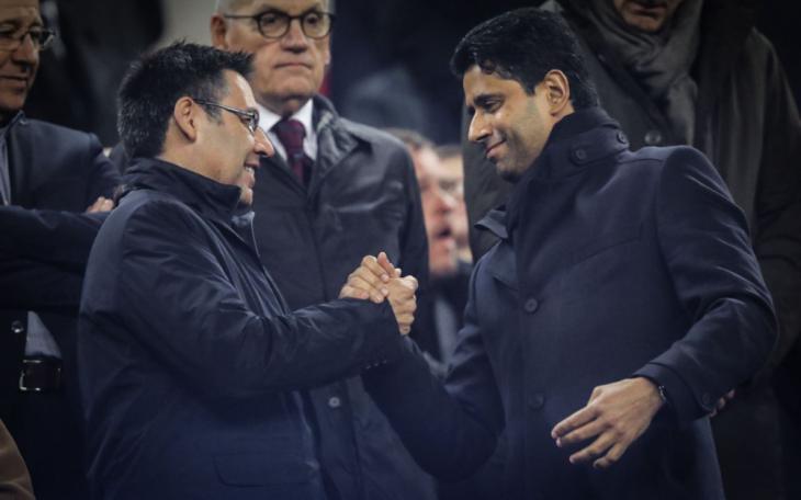 Хосеп Бартомеу и Нассер Аль Хеллайфи