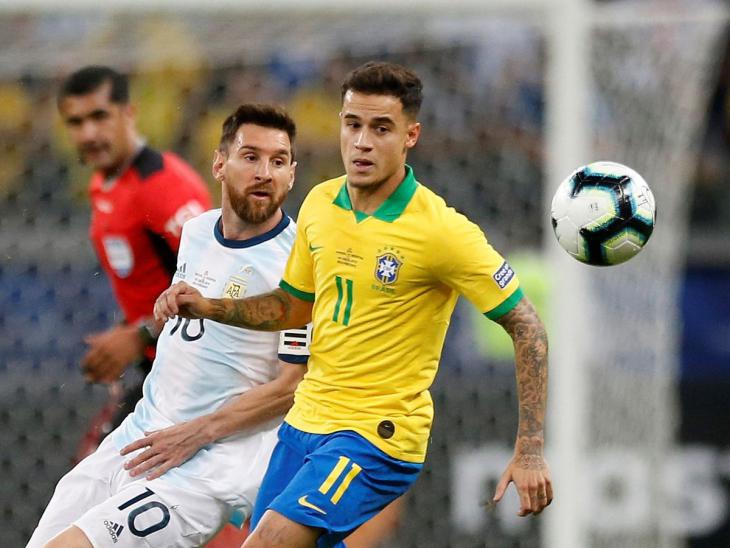 Филиппе Коутиньо и Лионель Месси