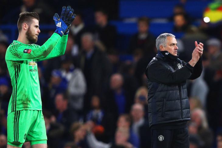 Давид Де Хеа и Жозе Моуриньо