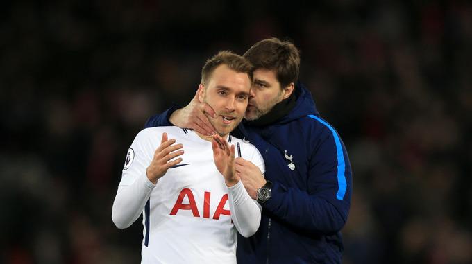 Кристиан Эриксен и Маурисио Почеттино