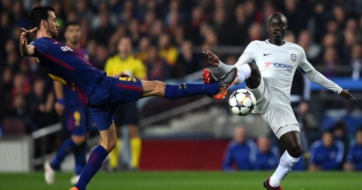 Серджи Бускетс и Нголо Канте