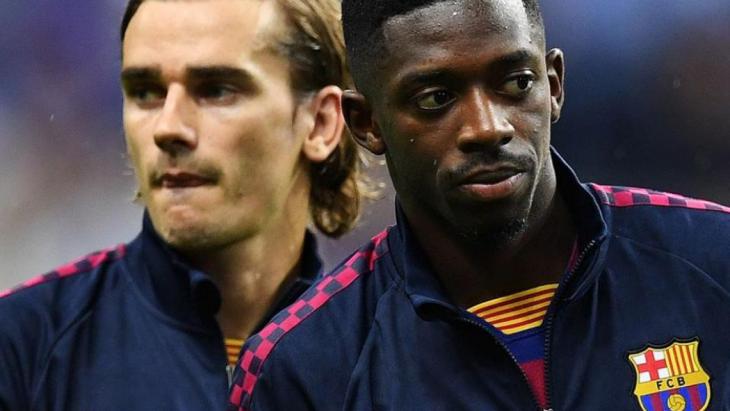 Антуан Гризман и Усман Дембеле