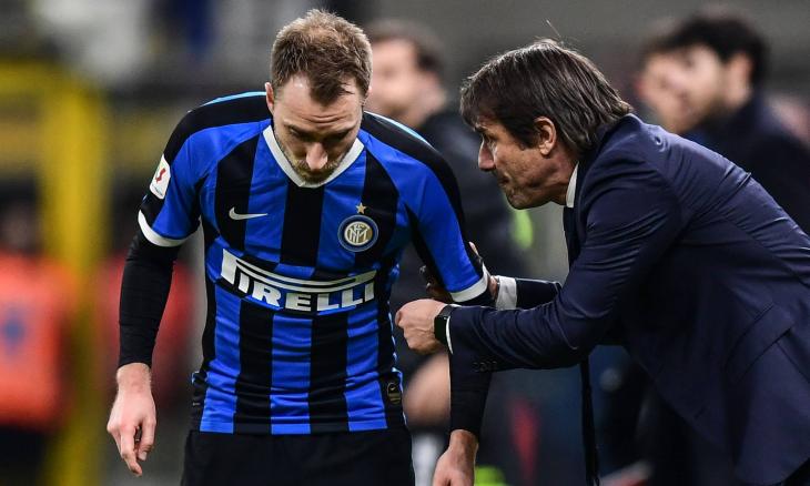 Кристиан Эриксен и Антонио Конте