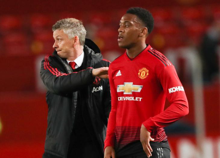 Антони Марсьяль и Оле Гуннар Сульшер