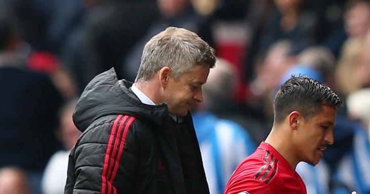 Оле Гуннар Сульшер и Алексис Санчес